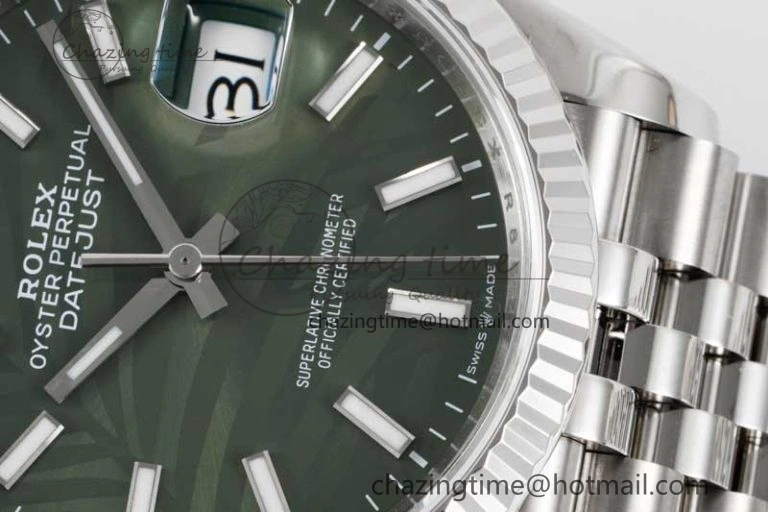 DateJust 36 SS 116234 VSF 1:1 Best Edition 904L Steel Green Leaf Dial on Jubilee Bracelet VS Colorful 2056