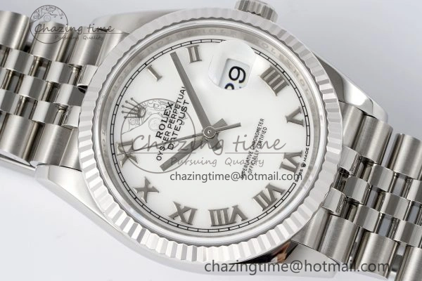 Durable DateJust 36 SS 116234 VSF 1:1 Best Edition 904L Steel White Roman Dial on Jubilee Bracelet VS 2087