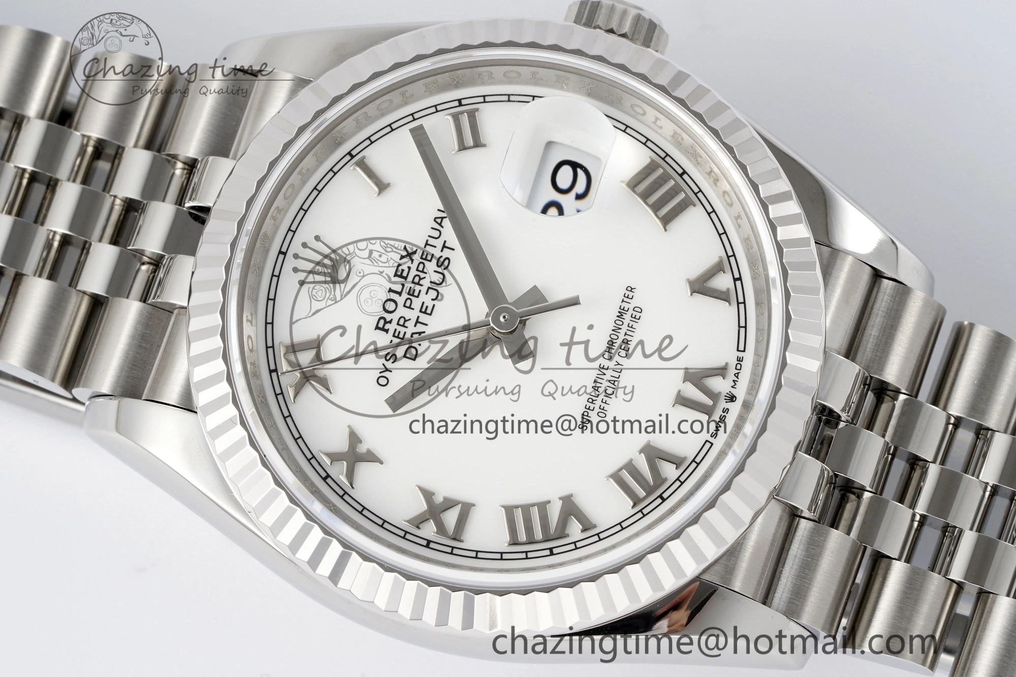 Durable DateJust 36 SS 116234 VSF 1:1 Best Edition 904L Steel White Roman Dial on Jubilee Bracelet VS 2087