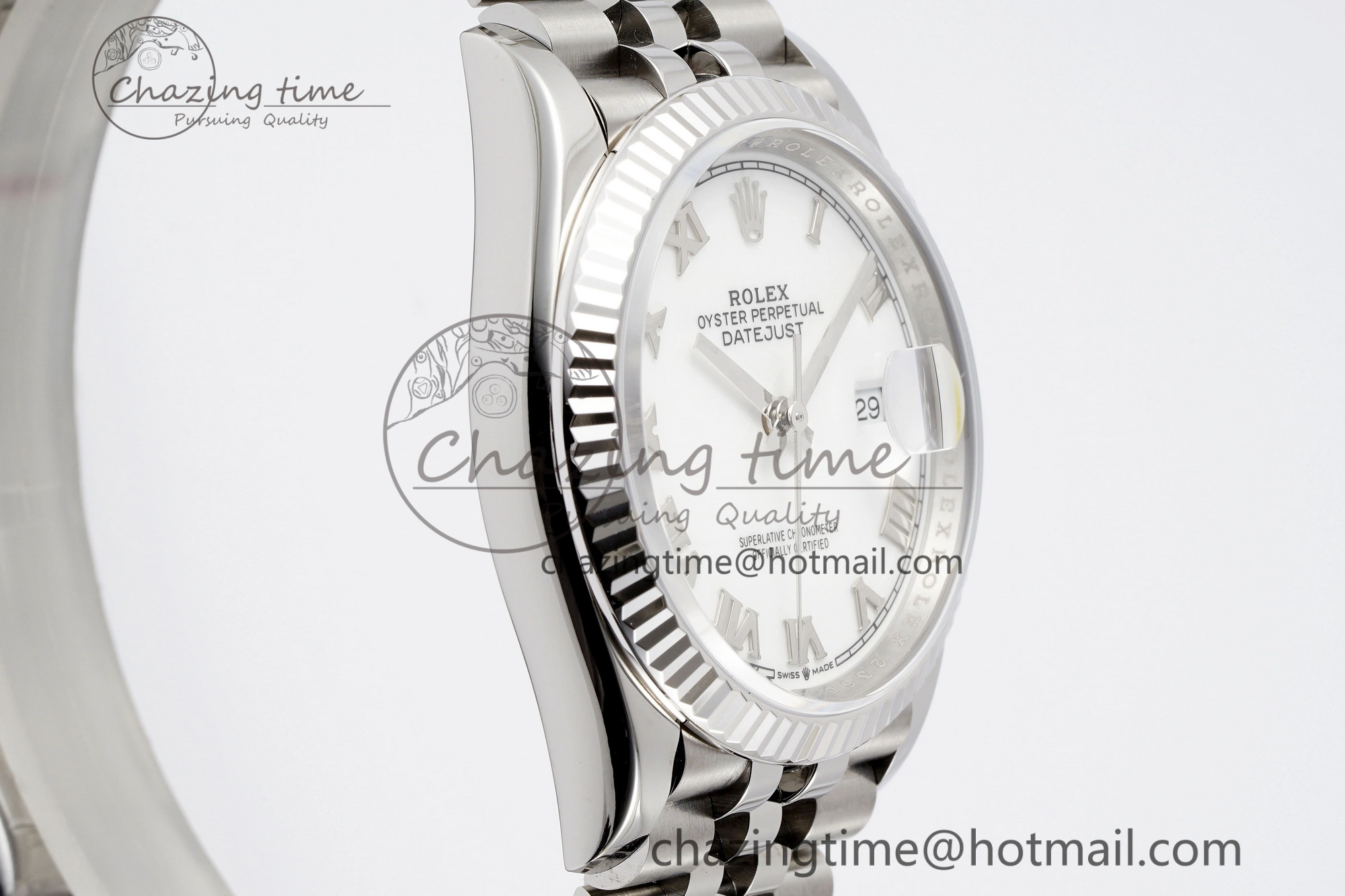 Durable DateJust 36 SS 116234 VSF 1:1 Best Edition 904L Steel White Roman Dial on Jubilee Bracelet VS 2087