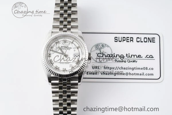 Durable DateJust 36 SS 116234 VSF 1:1 Best Edition 904L Steel White Roman Dial on Jubilee Bracelet VS 2087