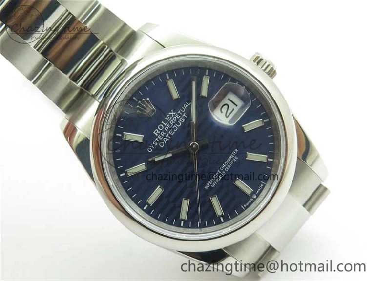 Seasonal DateJust 36 SS 126200 BP Maker 1:1 Best Edition Blue Dial on Oyster Bracelet 2537