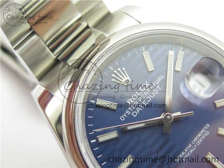 Seasonal DateJust 36 SS 126200 BP Maker 1:1 Best Edition Blue Dial on Oyster Bracelet 2537
