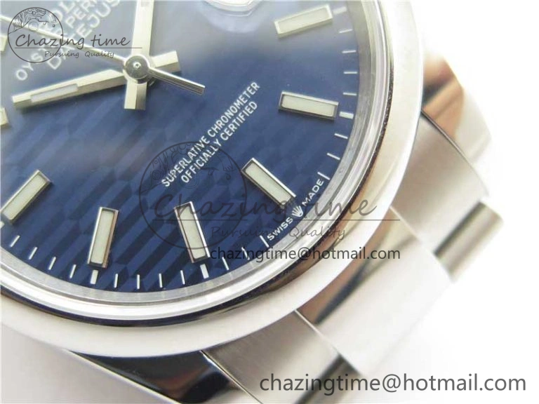 Seasonal DateJust 36 SS 126200 BP Maker 1:1 Best Edition Blue Dial on Oyster Bracelet 2537