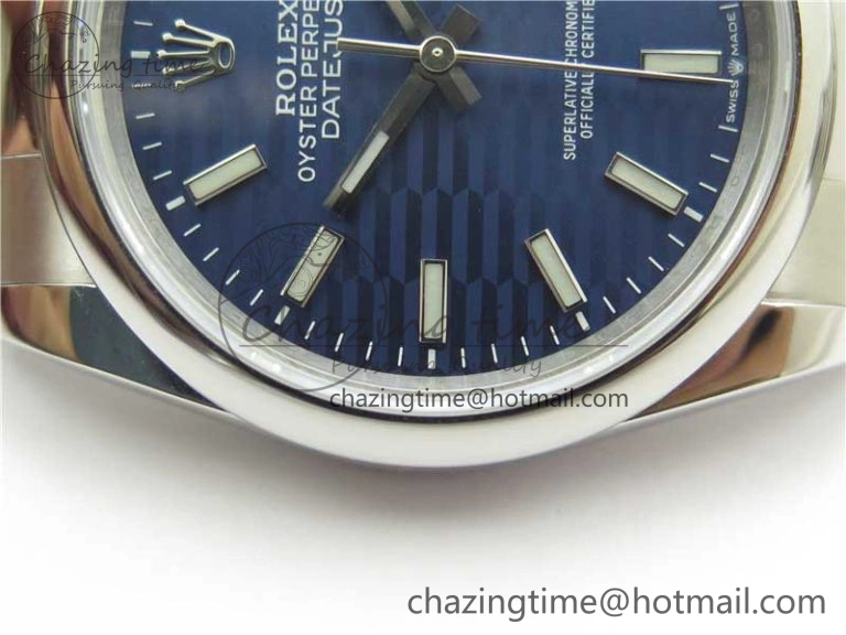 Seasonal DateJust 36 SS 126200 BP Maker 1:1 Best Edition Blue Dial on Oyster Bracelet 2537