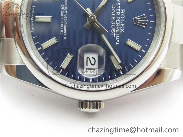 Seasonal DateJust 36 SS 126200 BP Maker 1:1 Best Edition Blue Dial on Oyster Bracelet 2537