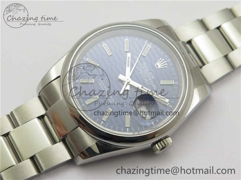 Seasonal DateJust 36 SS 126200 BP Maker 1:1 Best Edition Blue Dial on Oyster Bracelet 2537