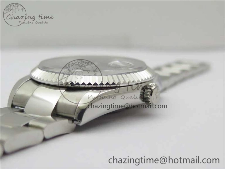 Minimalist DateJust 36 SS 126200 BP Maker 1:1 Best Edition Fluted Bezel Blue Dial on Oyster Bracelet 2538