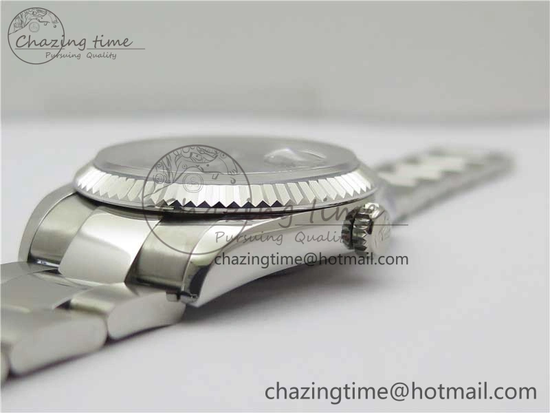Minimalist DateJust 36 SS 126200 BP Maker 1:1 Best Edition Fluted Bezel Blue Dial on Oyster Bracelet 2538