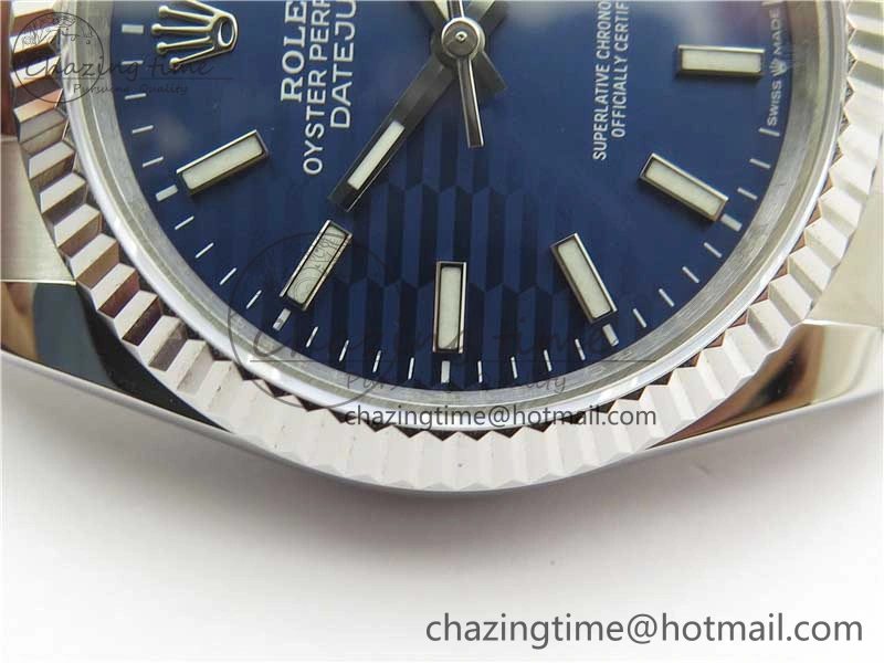 Minimalist DateJust 36 SS 126200 BP Maker 1:1 Best Edition Fluted Bezel Blue Dial on Oyster Bracelet 2538