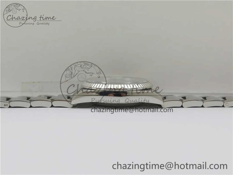 DateJust 36 SS 126200 BP Maker 1:1 Best Edition Fluted Bezel Gray Roman Dial on Oyster Bracelet Timeless 2536