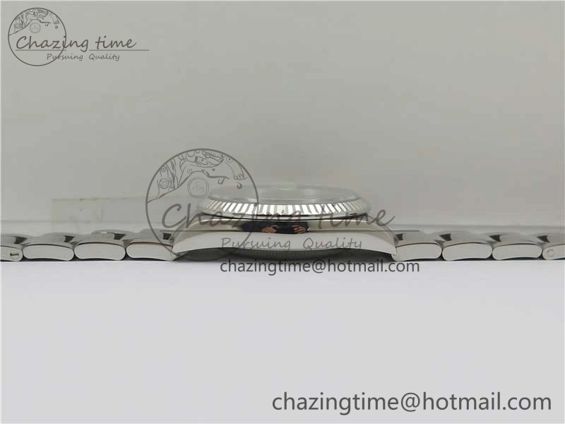 DateJust 36 SS 126200 BP Maker 1:1 Best Edition Fluted Bezel Gray Roman Dial on Oyster Bracelet Timeless 2536