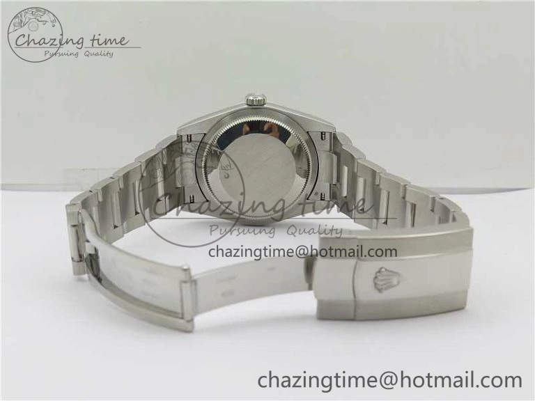 DateJust 36 SS 126200 BP Maker 1:1 Best Edition Fluted Bezel Gray Roman Dial on Oyster Bracelet Timeless 2536