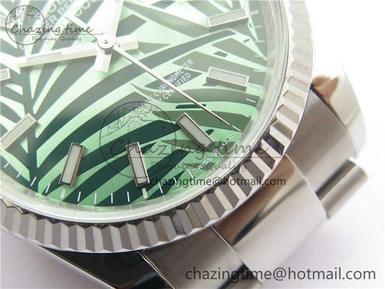DateJust 36 SS 126200 BP Maker 1:1 Best Edition Fluted Bezel New Green Dial on Oyster Bracelet Versatile 2533