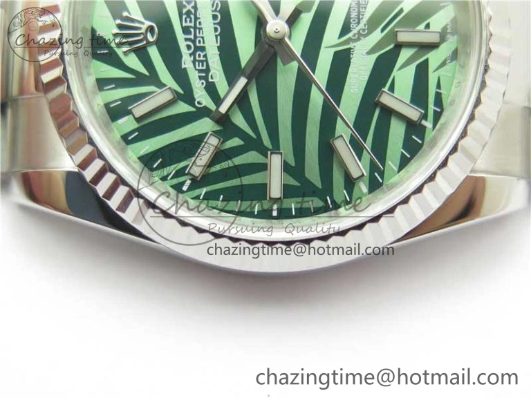 DateJust 36 SS 126200 BP Maker 1:1 Best Edition Fluted Bezel New Green Dial on Oyster Bracelet Versatile 2533