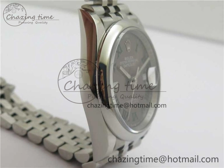 Vibrant DateJust 36 SS 126200 BP Maker 1:1 Best Edition Gray Roman Dial on Jubilee Bracelet 2530