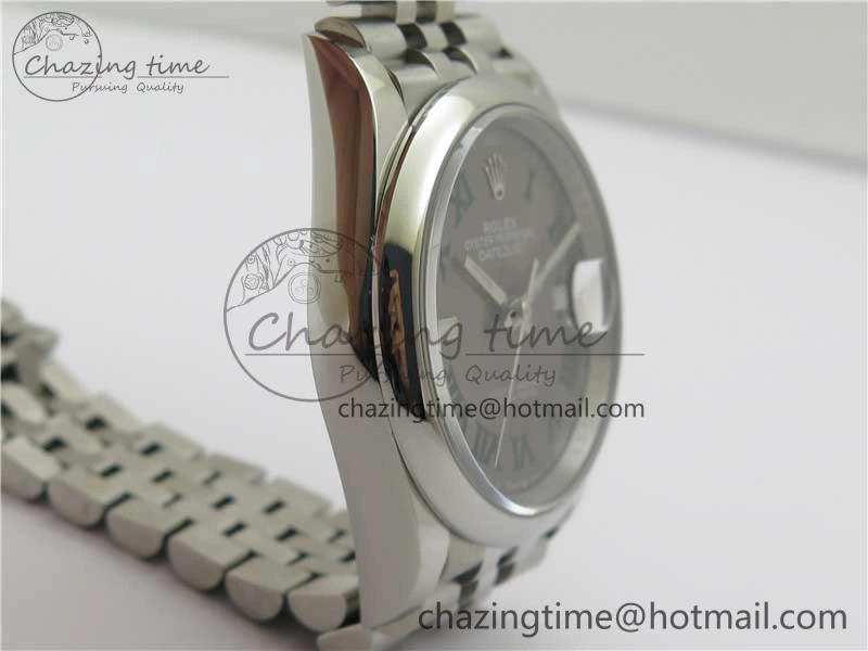 Vibrant DateJust 36 SS 126200 BP Maker 1:1 Best Edition Gray Roman Dial on Jubilee Bracelet 2530