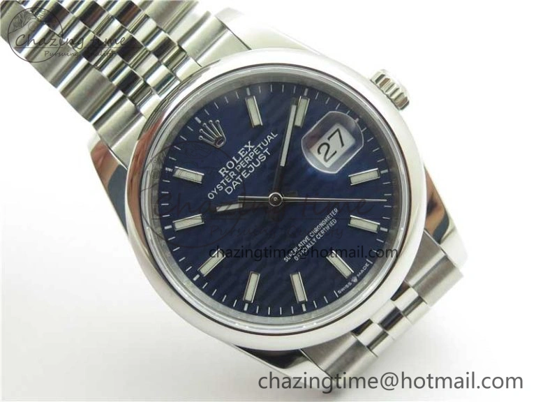 DateJust 36 SS 126200 BP Maker 1:1 Best Edition New Blue Dial on Jubilee Bracelet DailyWear 2529
