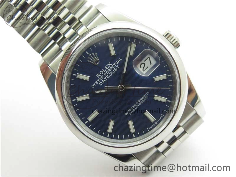 DateJust 36 SS 126200 BP Maker 1:1 Best Edition New Blue Dial on Jubilee Bracelet DailyWear 2529