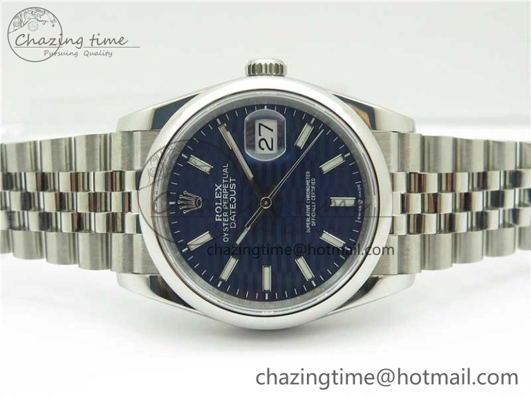 DateJust 36 SS 126200 BP Maker 1:1 Best Edition New Blue Dial on Jubilee Bracelet DailyWear 2529