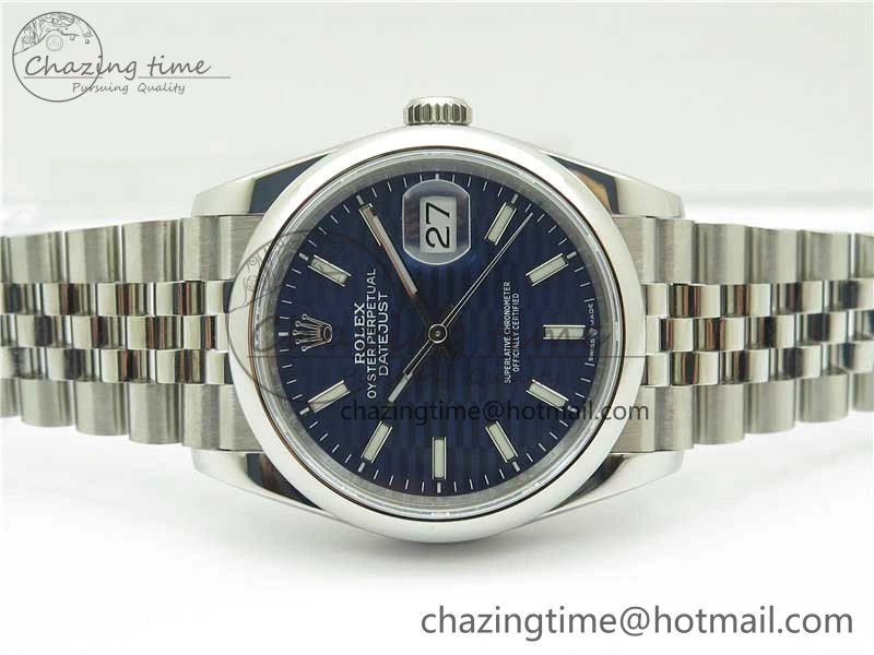 DateJust 36 SS 126200 BP Maker 1:1 Best Edition New Blue Dial on Jubilee Bracelet DailyWear 2529