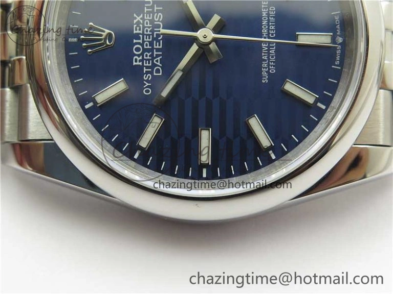 DateJust 36 SS 126200 BP Maker 1:1 Best Edition New Blue Dial on Jubilee Bracelet DailyWear 2529