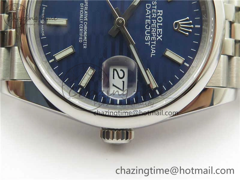 DateJust 36 SS 126200 BP Maker 1:1 Best Edition New Blue Dial on Jubilee Bracelet DailyWear 2529
