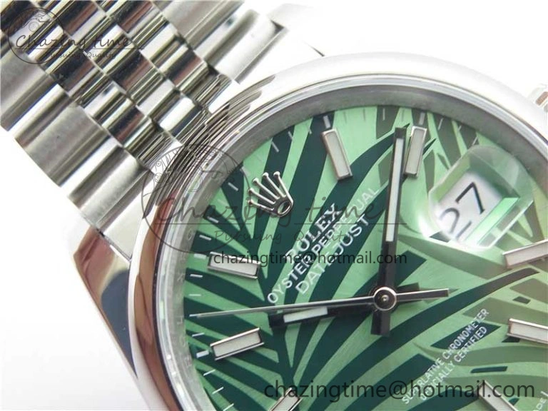 Lightweight DateJust 36 SS 126200 BP Maker 1:1 Best Edition New Green Dial on Jubilee Bracelet 2528