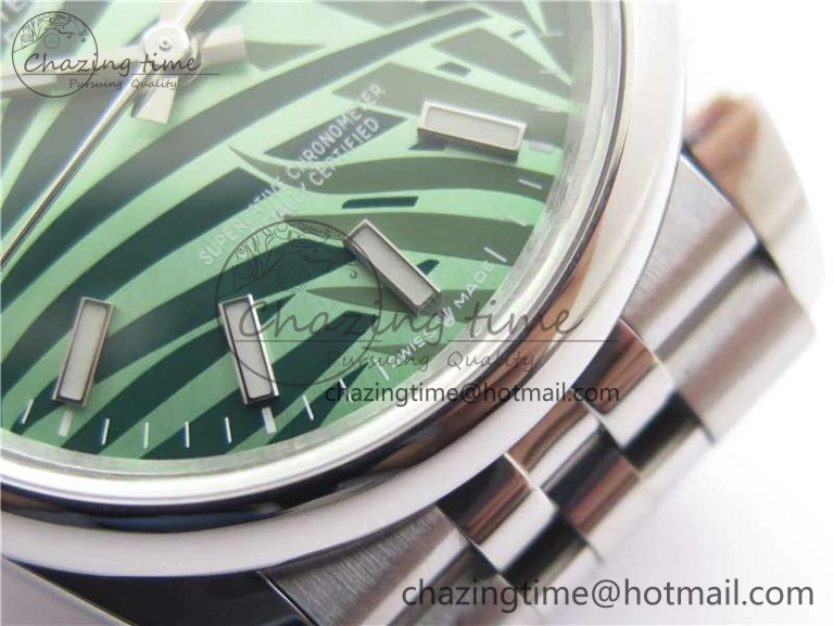 Lightweight DateJust 36 SS 126200 BP Maker 1:1 Best Edition New Green Dial on Jubilee Bracelet 2528