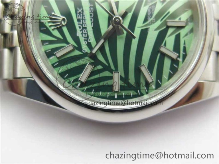 Lightweight DateJust 36 SS 126200 BP Maker 1:1 Best Edition New Green Dial on Jubilee Bracelet 2528