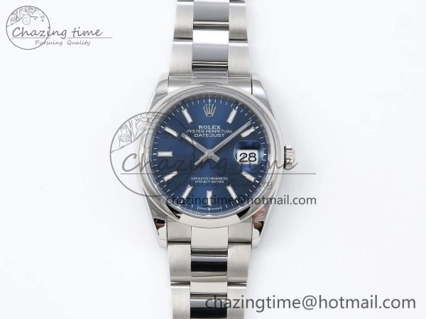 ZipUp DateJust 36 SS 126200 VSF 1:1 Best Edition 904L Steel Blue Dial on Oyster Bracelet VS 1676