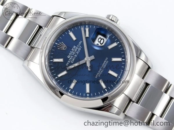ZipUp DateJust 36 SS 126200 VSF 1:1 Best Edition 904L Steel Blue Dial on Oyster Bracelet VS 1676