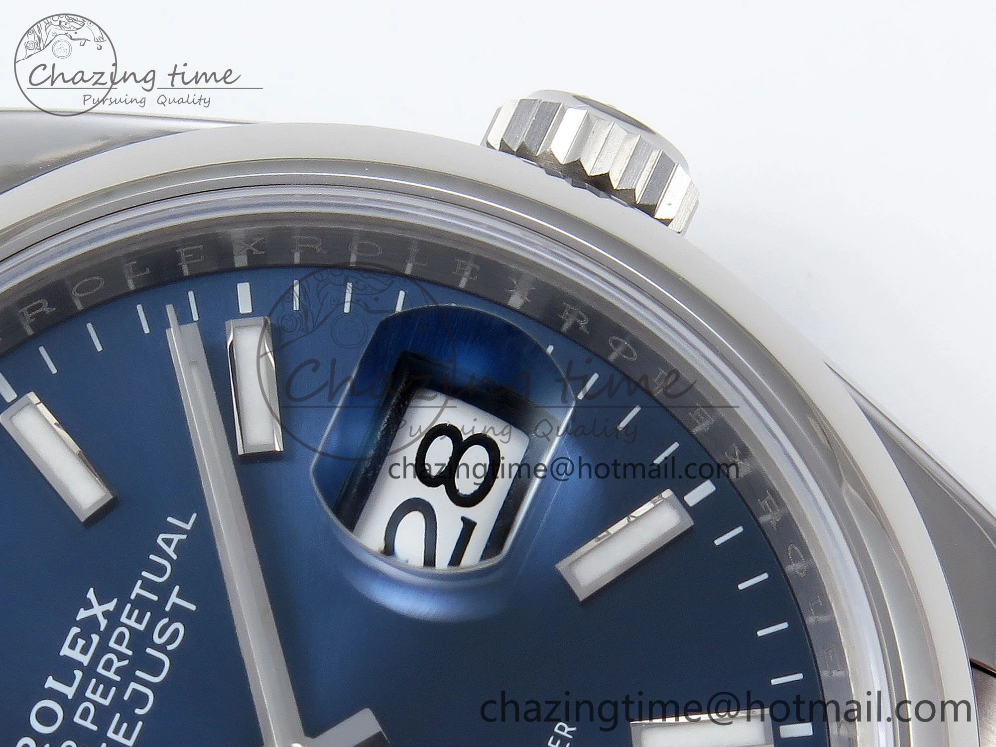 ZipUp DateJust 36 SS 126200 VSF 1:1 Best Edition 904L Steel Blue Dial on Oyster Bracelet VS 1676