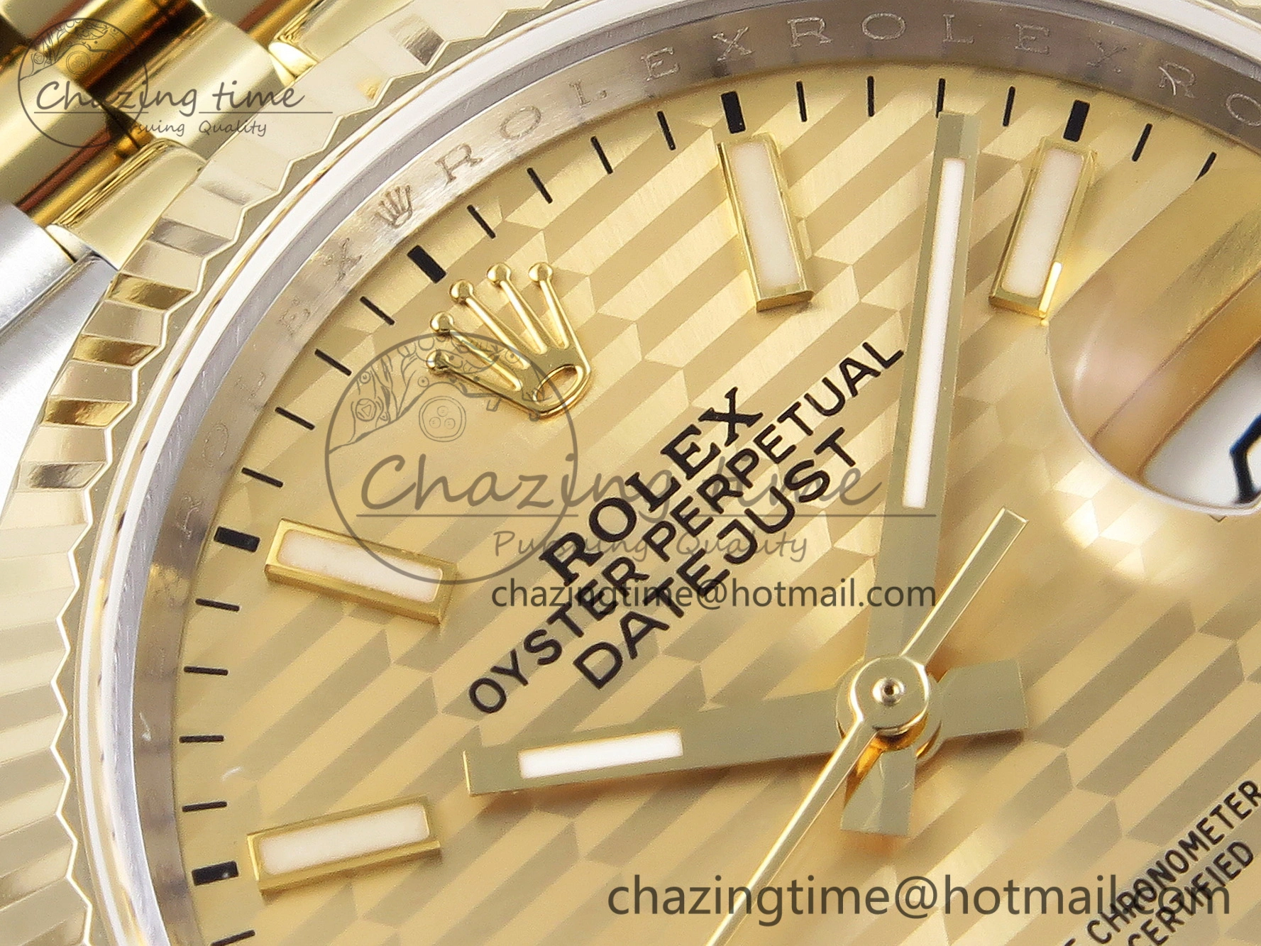DateJust 36 SS 126233 BP Maker 1:1 Best Edition YG Textured Dial on SS YG Jubilee Bracelet A BestValue 1878