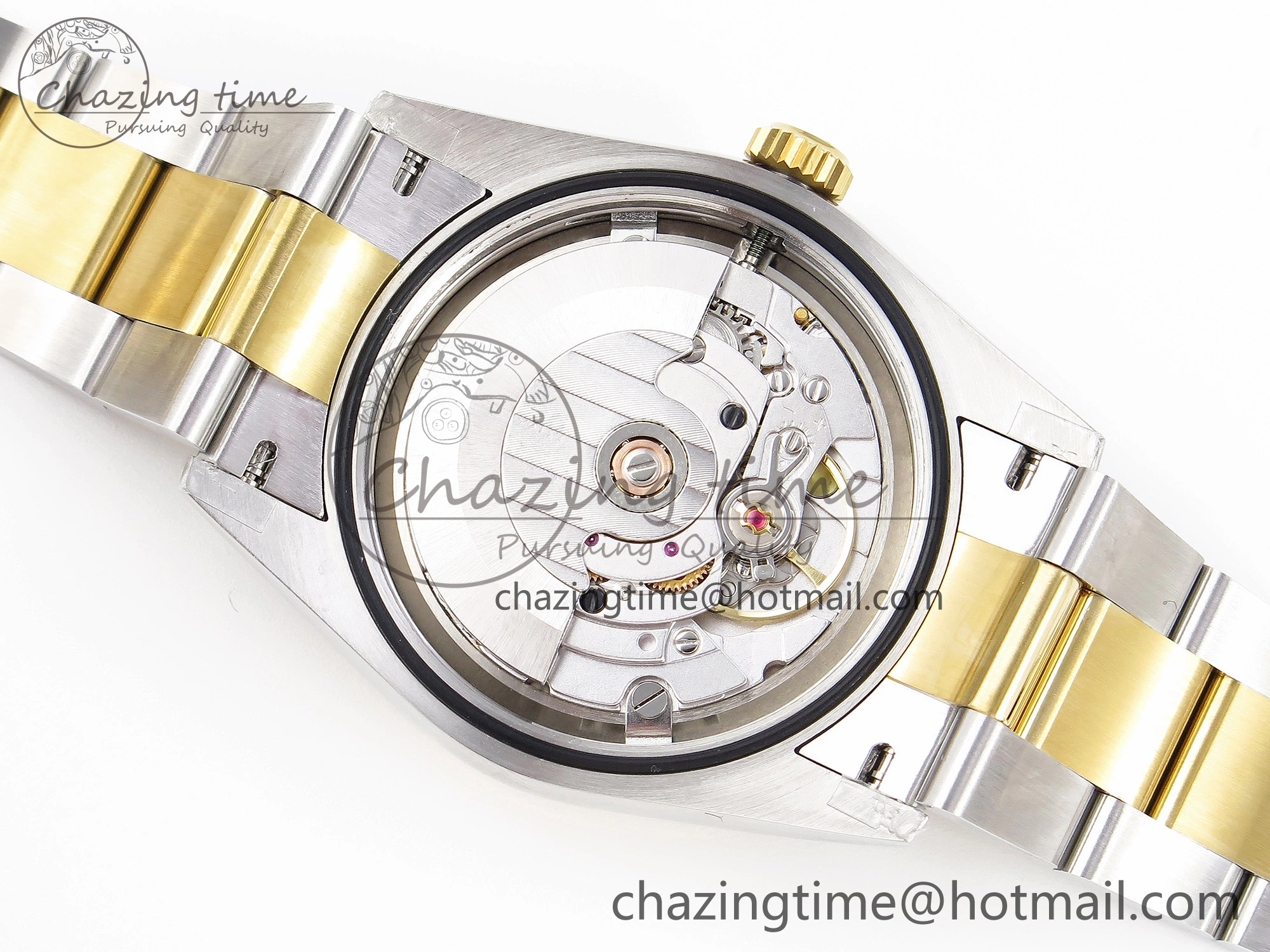 DateJust 36 SS 126233 BP Maker 1:1 Best Edition YG Textured Dial on SS YG Oyster Bracelet A SunProtective 10113