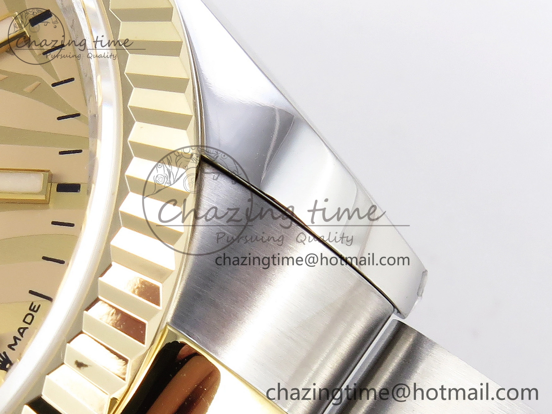 DateJust 36 SS 126233 BP Maker 1:1 Best Edition YG Textured Dial on SS YG Oyster Bracelet A SunProtective 10113