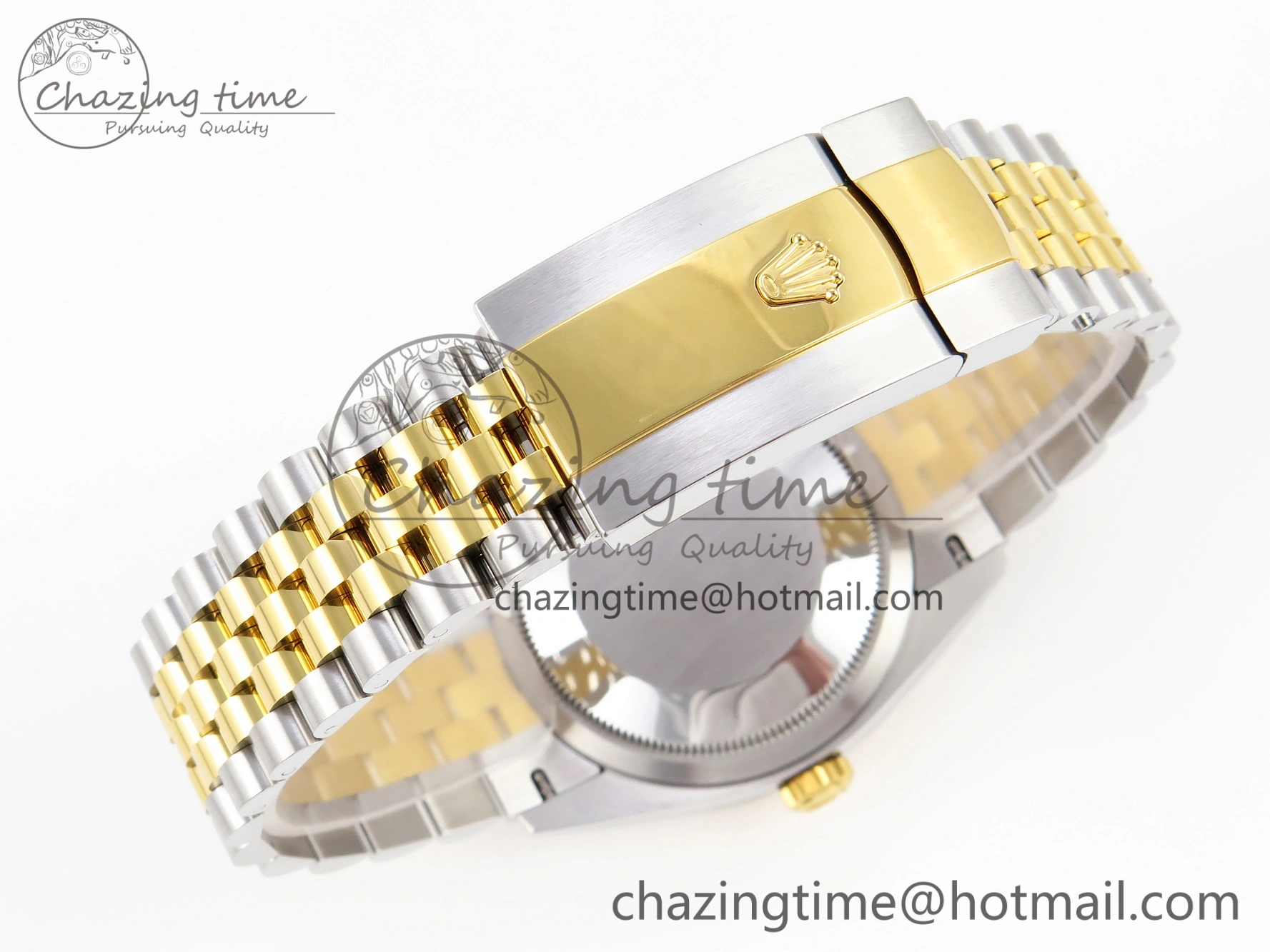 DateJust 36 SS 126233 VSF 1:1 Best Edition 904L Steel YG Textured Dial on Jubilee Bracelet VS SoftTouch 10130