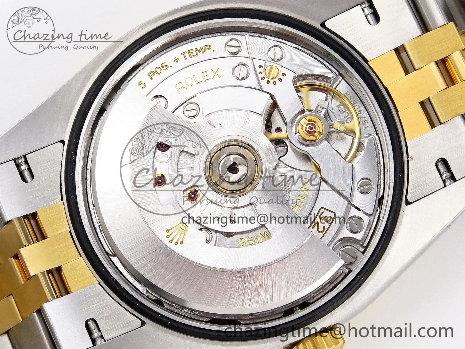 DateJust 36 SS 126233 VSF 1:1 Best Edition 904L Steel YG Textured Dial on Jubilee Bracelet VS SoftTouch 10130