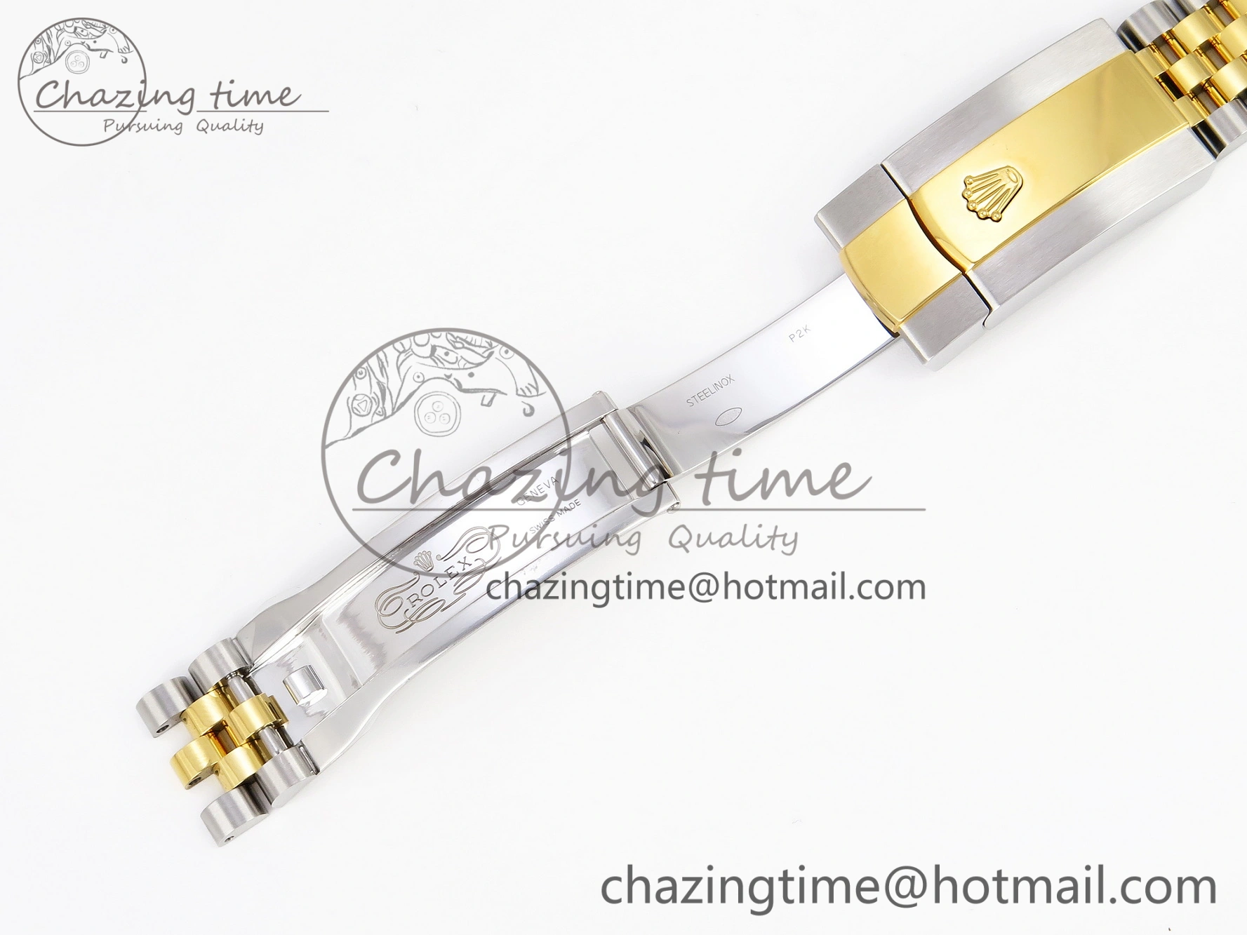 DateJust 36 SS 126233 VSF 1:1 Best Edition 904L Steel YG Textured Dial on Jubilee Bracelet VS SoftTouch 10130
