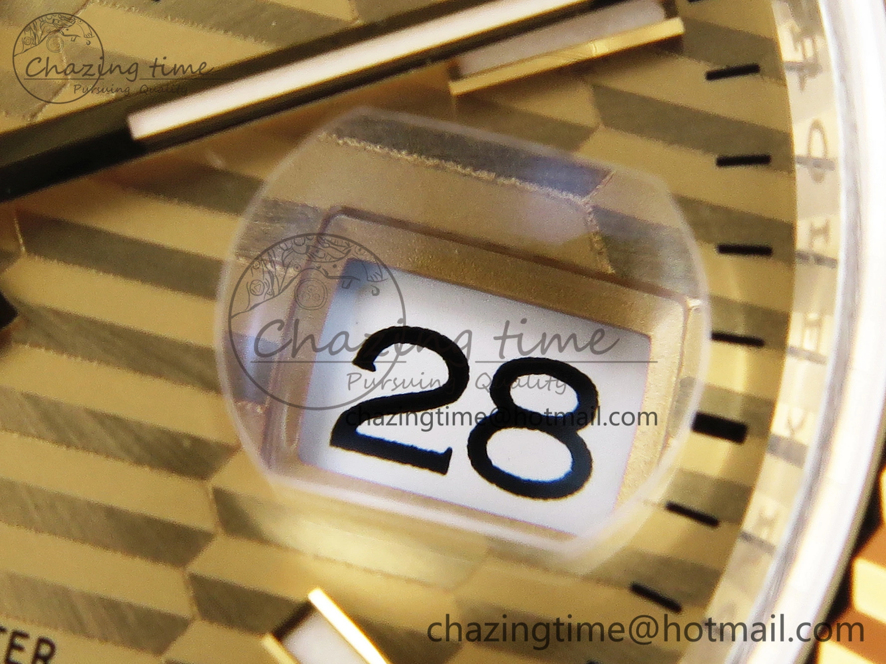 DateJust 36 SS 126233 VSF 1:1 Best Edition 904L Steel YG Textured Dial on Jubilee Bracelet VS SoftTouch 10130