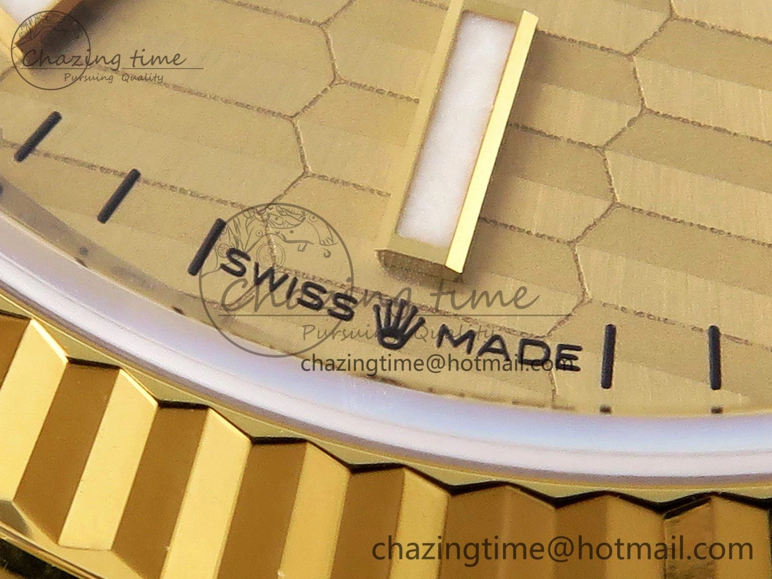 DateJust 36 SS 126233 VSF 1:1 Best Edition 904L Steel YG Textured Dial on Jubilee Bracelet VS SoftTouch 10130