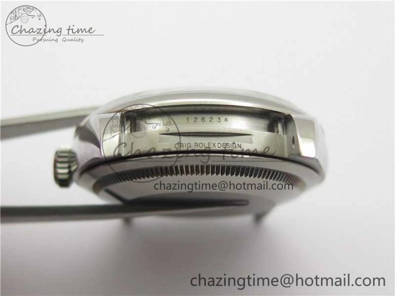 DateJust 36 SS 126234 BP Maker 1:1 Best Edition Fluted Bezel Gray Roman Dial on Jubilee Bracelet Lightweight 2527