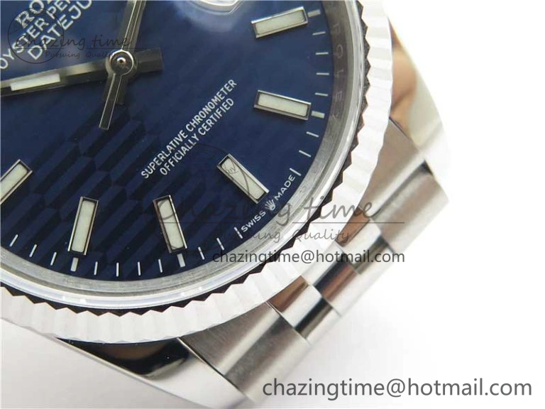 MultiPurpose DateJust 36 SS 126234 BP Maker 1:1 Best Edition Fluted Bezel New Blue Dial on Jubilee Bracelet 2526
