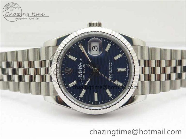 MultiPurpose DateJust 36 SS 126234 BP Maker 1:1 Best Edition Fluted Bezel New Blue Dial on Jubilee Bracelet 2526