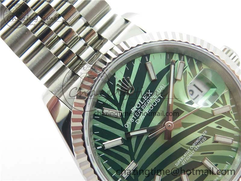 DateJust 36 SS 126234 BP Maker 1:1 Best Edition Fluted Bezel New Green Dial on Jubilee Bracelet Elegant 2524