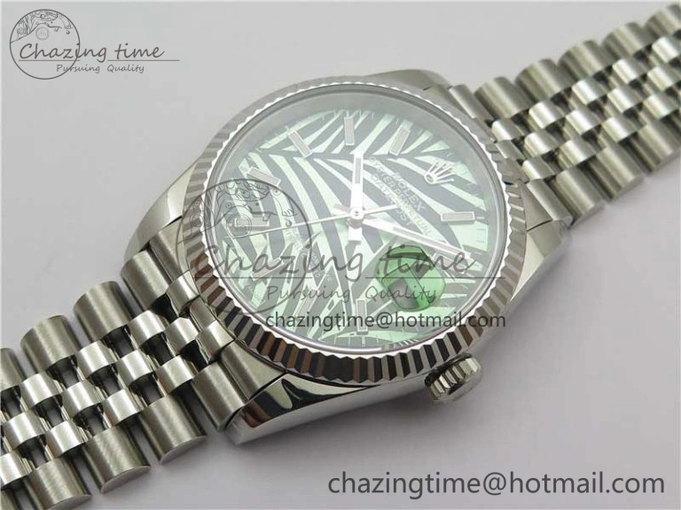 DateJust 36 SS 126234 BP Maker 1:1 Best Edition Fluted Bezel New Green Dial on Jubilee Bracelet Elegant 2524