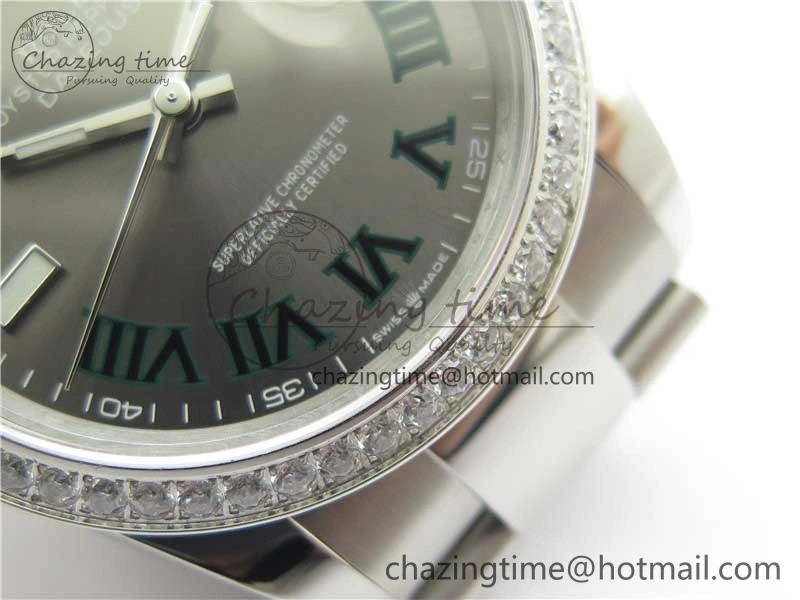 DateJust 36 SS 126234 BP Maker 1:1 Best Edition Gray Roman Dial on Oyster Bracelet WrinkleFree 2534