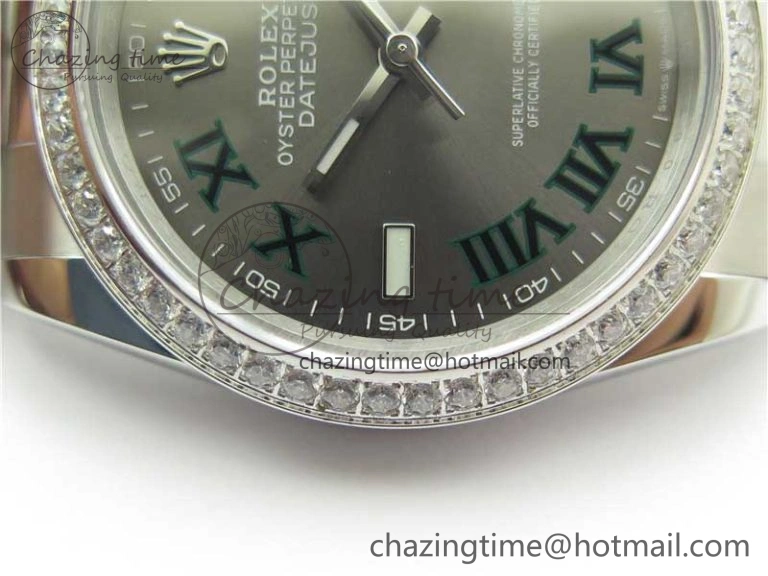 DateJust 36 SS 126234 BP Maker 1:1 Best Edition Gray Roman Dial on Oyster Bracelet WrinkleFree 2534