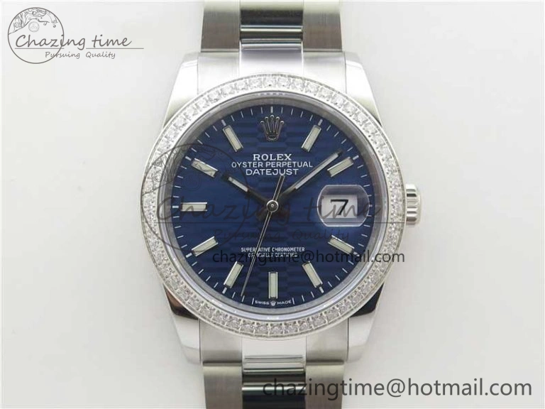 Practical DateJust 36 SS 126234 BP Maker 1:1 Best Edition New Blue Dial on Oyster Bracelet 10294