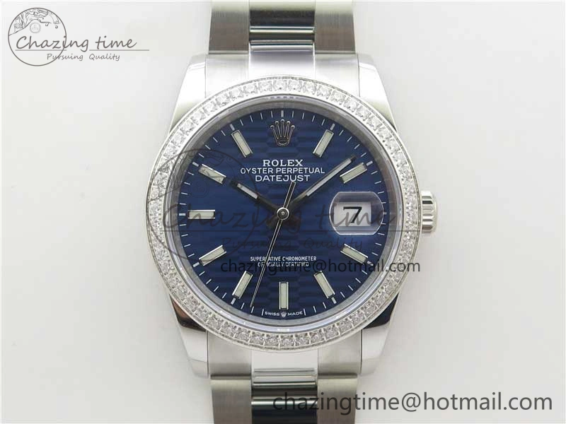 Practical DateJust 36 SS 126234 BP Maker 1:1 Best Edition New Blue Dial on Oyster Bracelet 10294